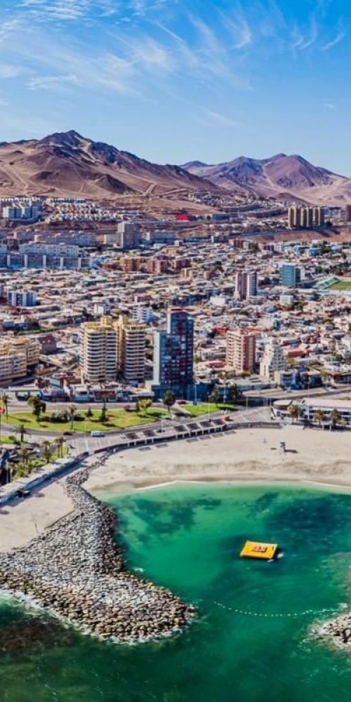 Scenic road around Antofagasta, CL