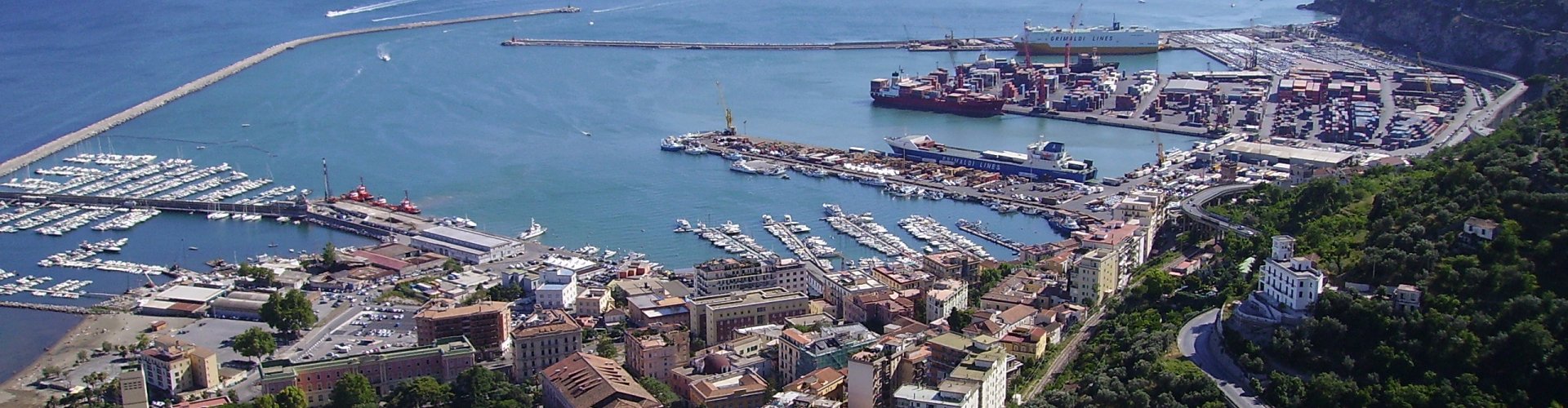 Sunset view on a road trip from Salerno, IT