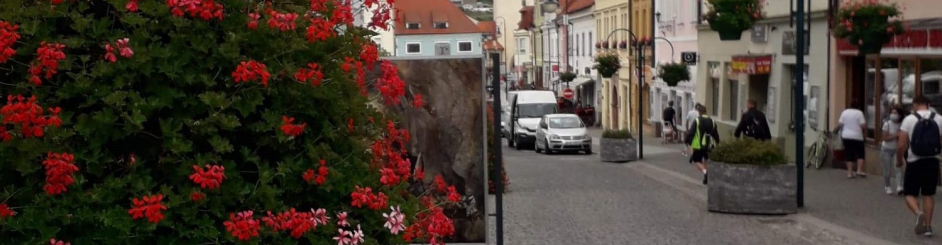 Sunset road near Beroun