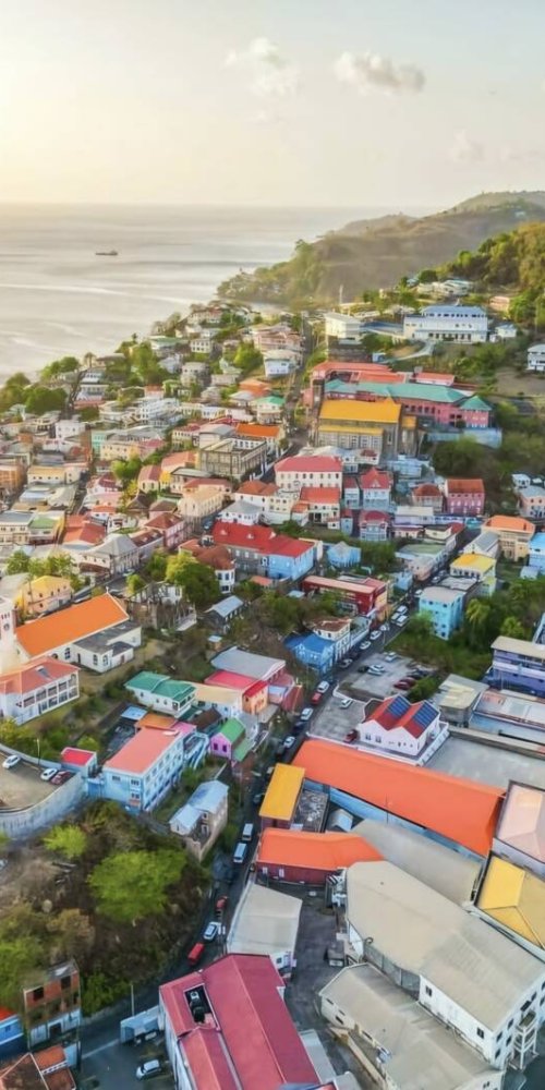 Scenic drive in Grenada, GD