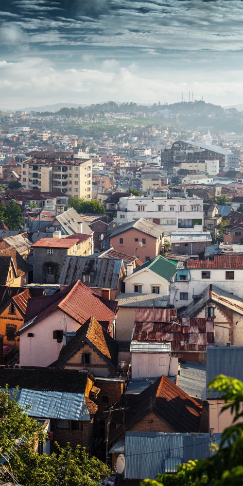 Scenic drive near Antananarivo, MG
