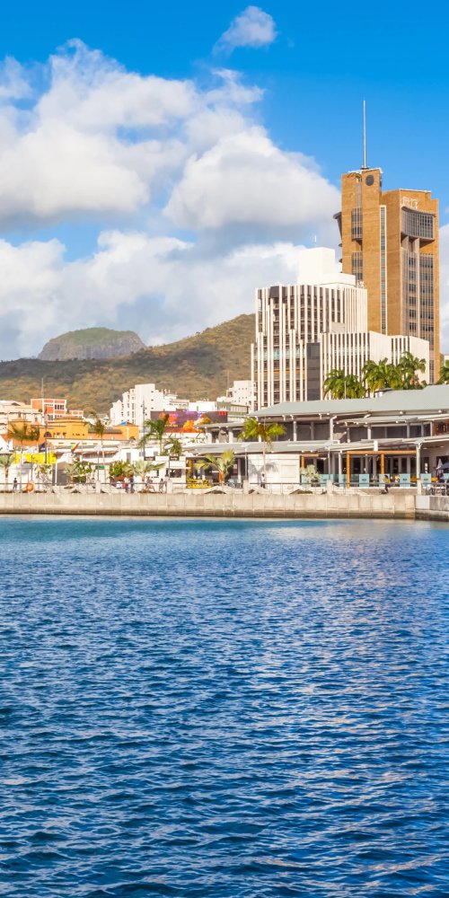 Scenic drive near Port Louis, MU