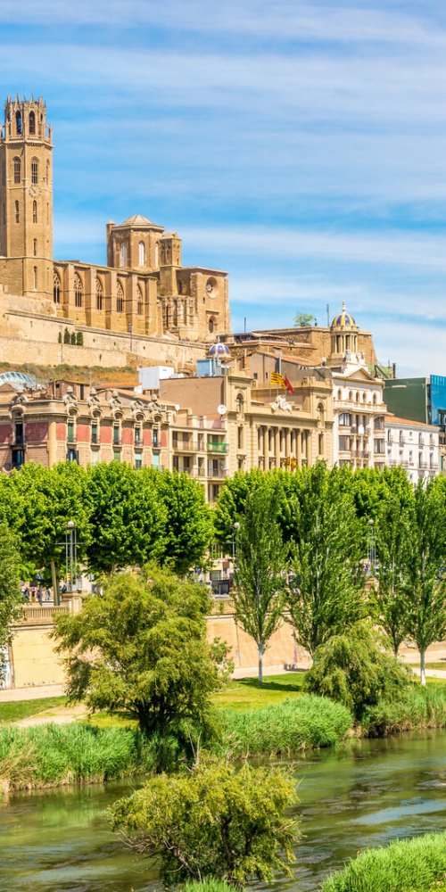 Scenic views near Lleida, ES