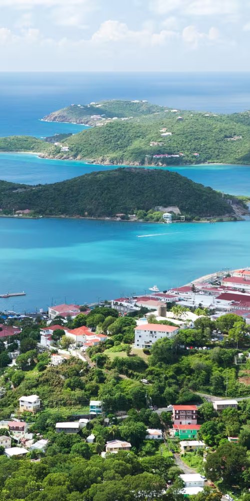 Scenic view of St Thomas roads