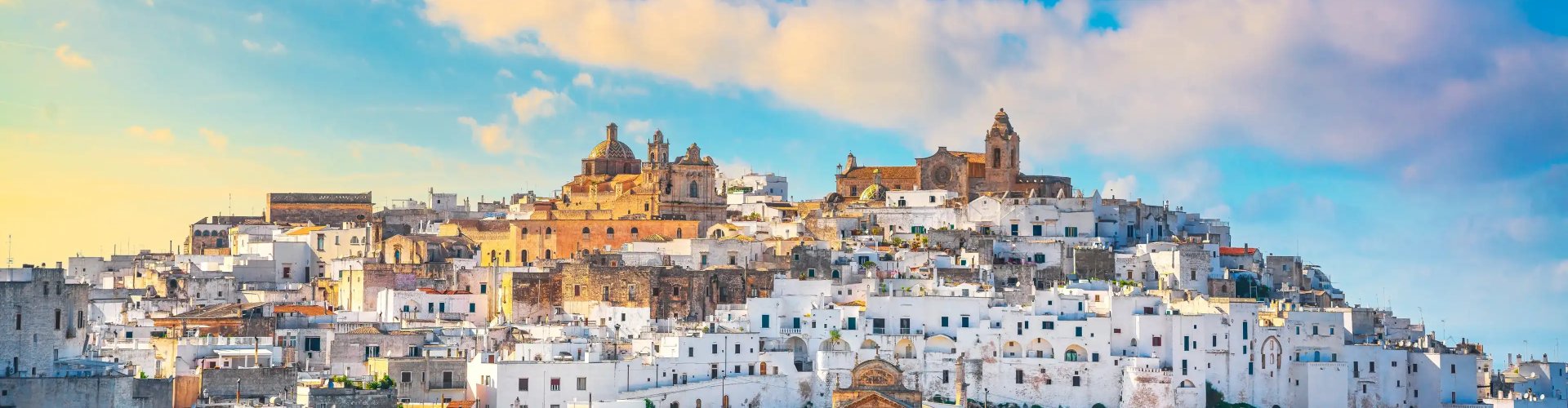 Sunlit road near Latiano, IT