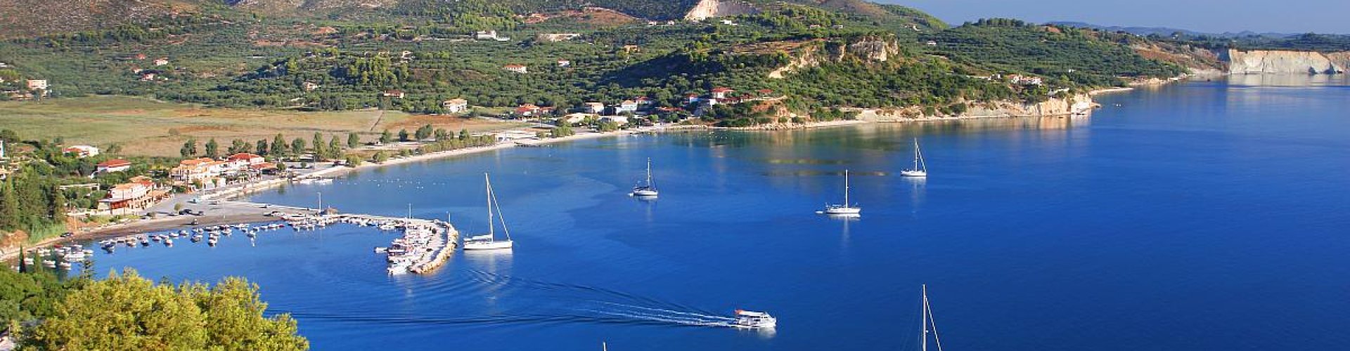 Sunset road near Limni Keri, GR