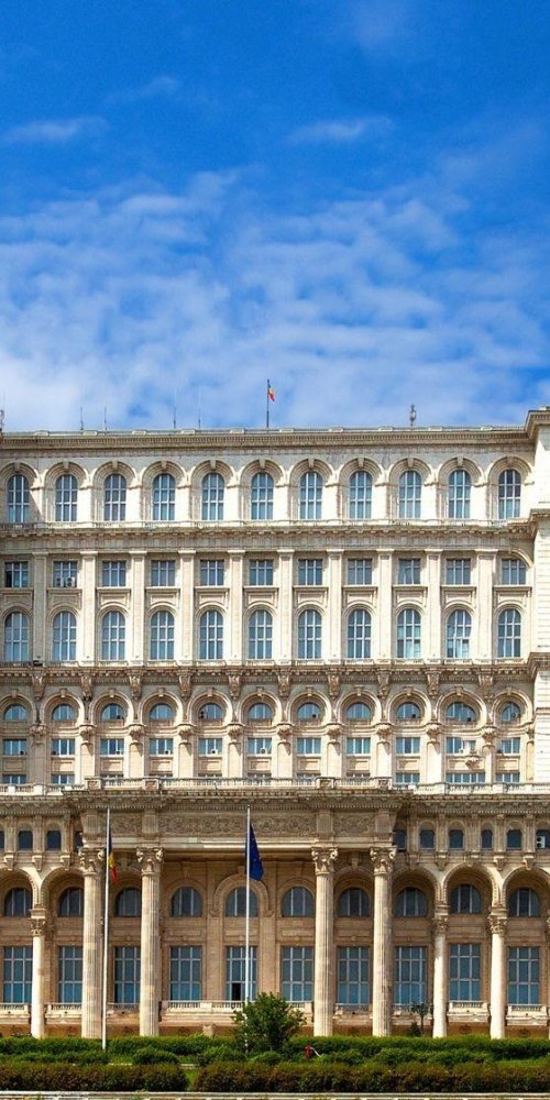 Road trip scenery near Bucharest