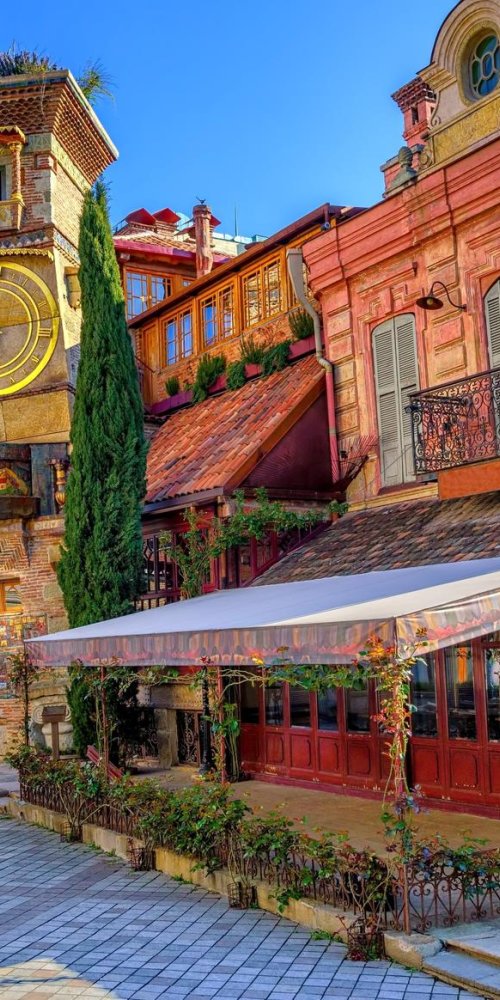 Scenic driving near Tbilisi