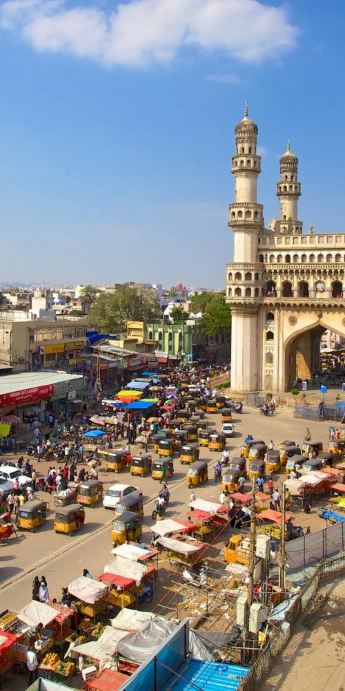 Scenic road near Hyderabad