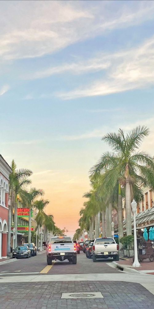 Scenic drive near Fort Myers