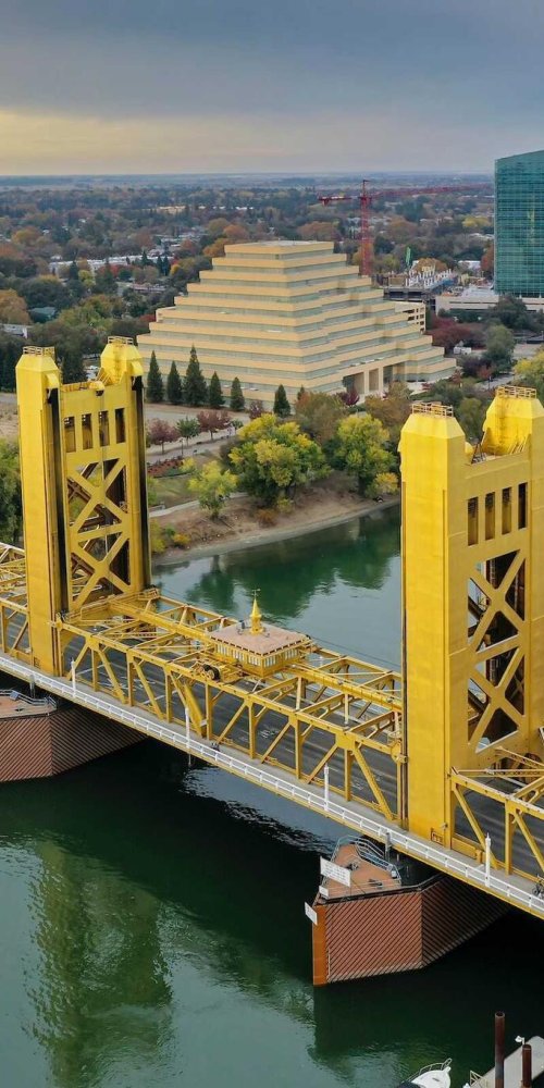 Scenic driving near Sacramento