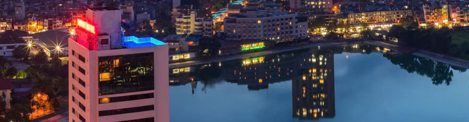 Sunset road near Hanoi, VN