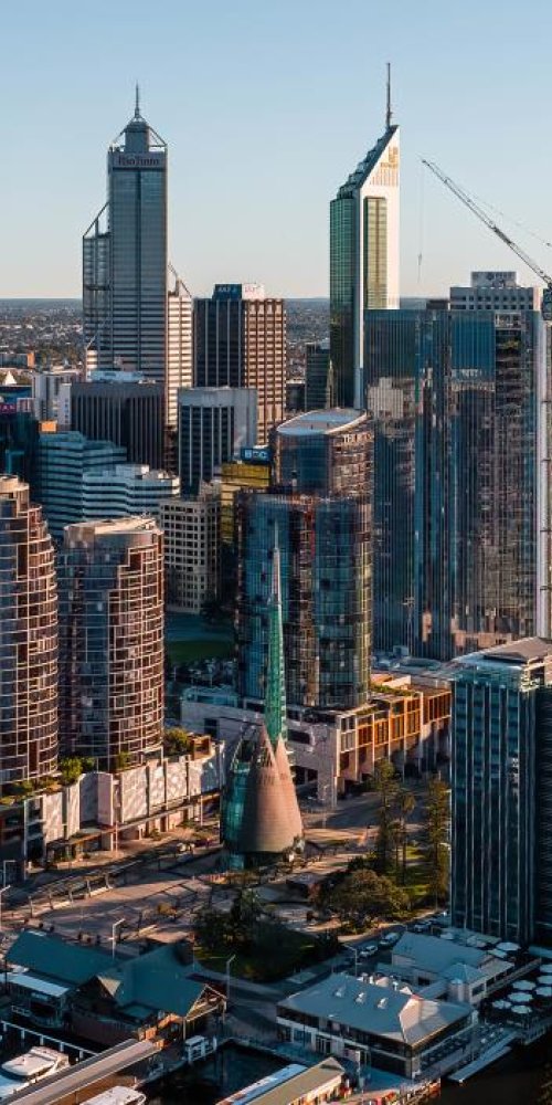 Scenic drive near Perth