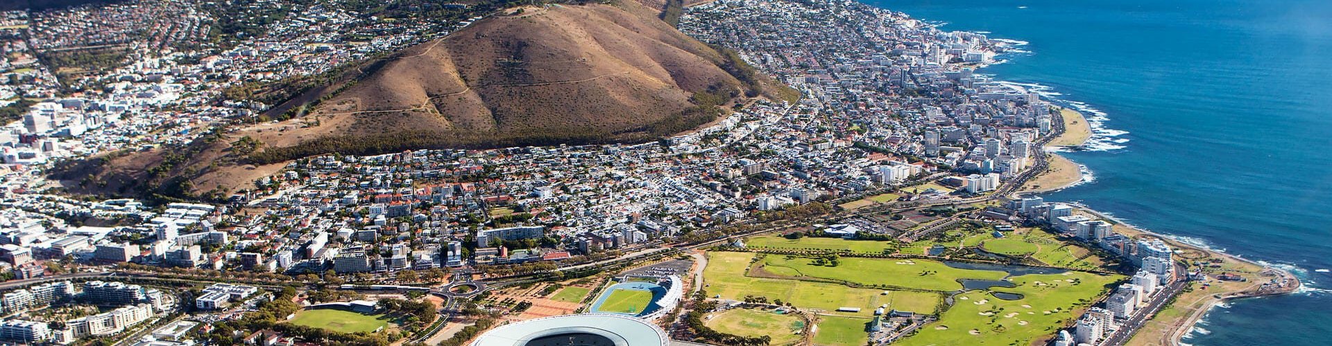 Road trip landscape near Cape Town