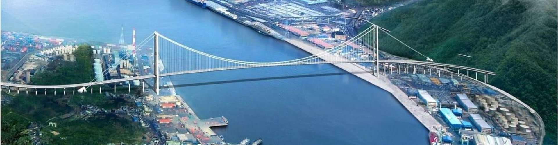 Road trip landscape near Ulsan, KR