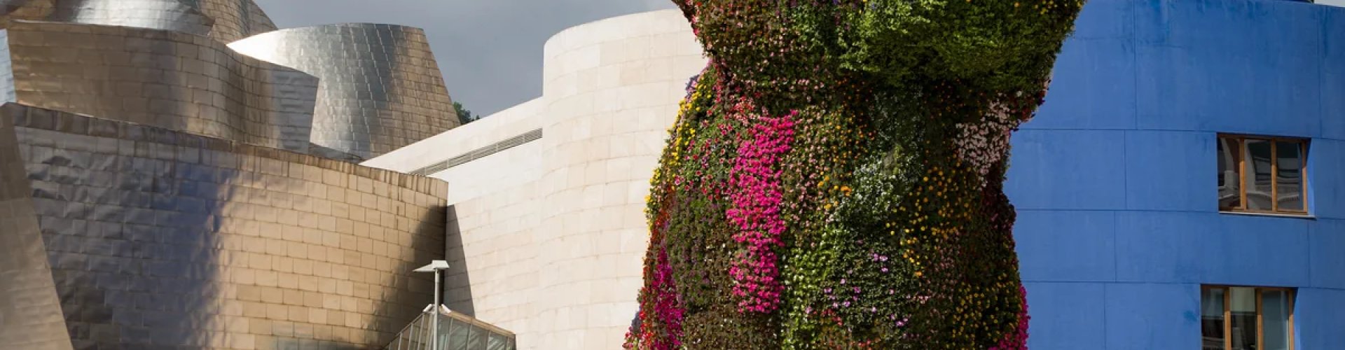 Sunset over Bilbao countryside