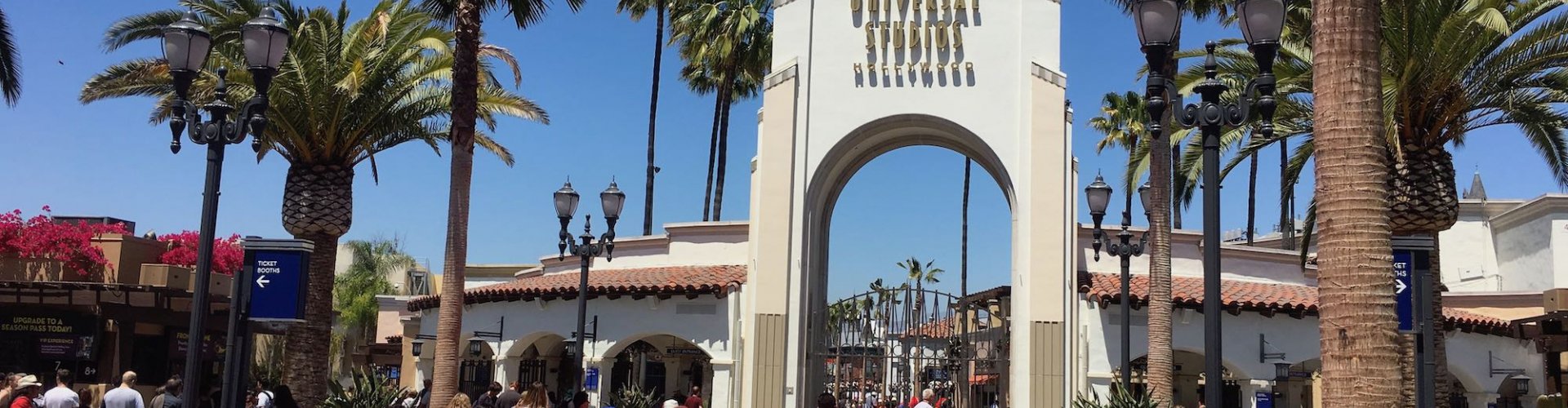 Road trip landscape near Los Angeles