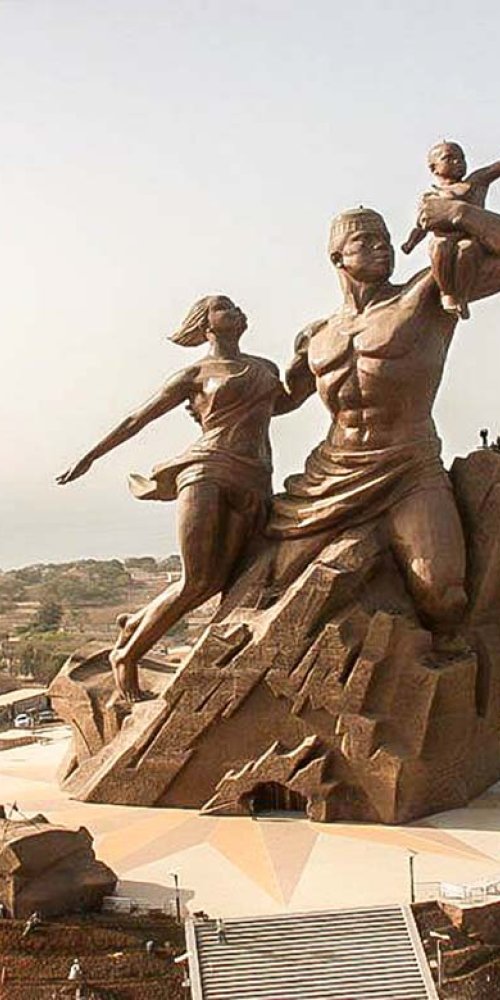 Scenic roadside near Dakar