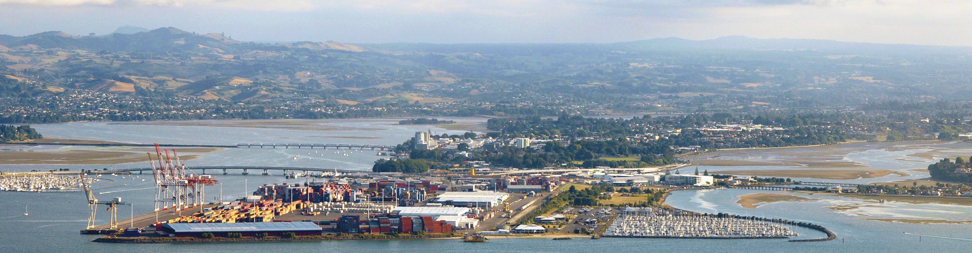 Road trip scenic landscape Tauranga NZ