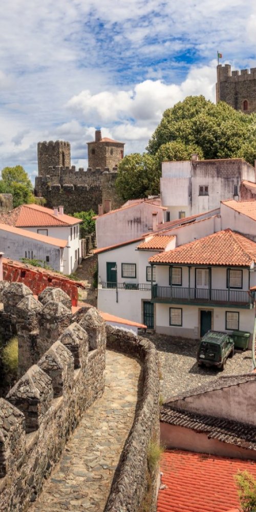 Scenic driving near Bragança, PT