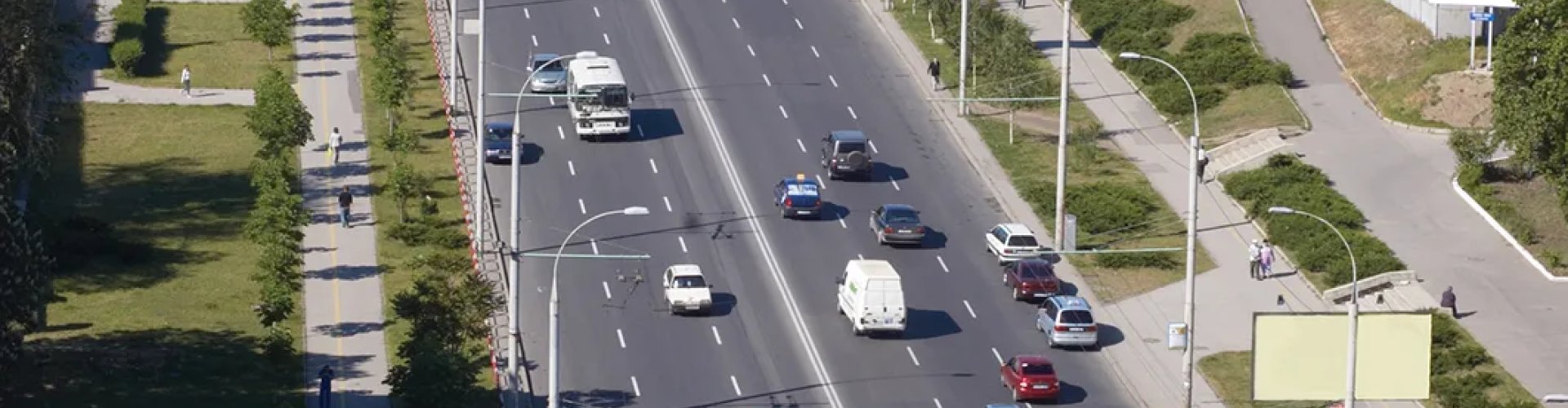 Sunset road near Chişinău