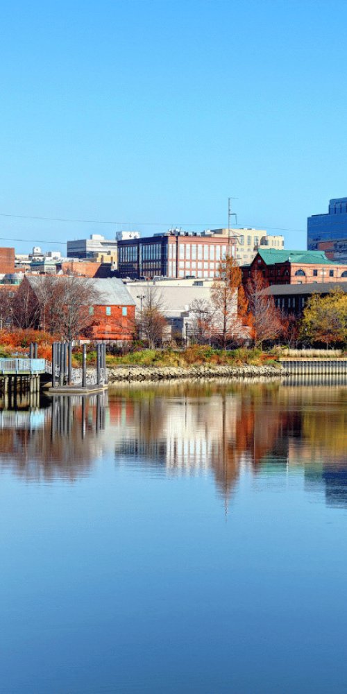 Scenic road near Millsboro, DE