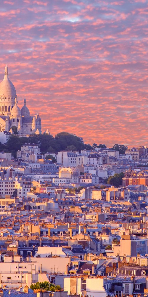 Scenic French countryside road