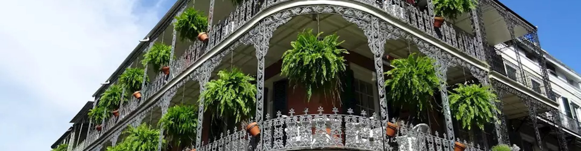 Scenic road trip landscape near New Orleans