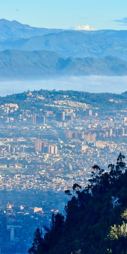 Scenic road near Bogotá