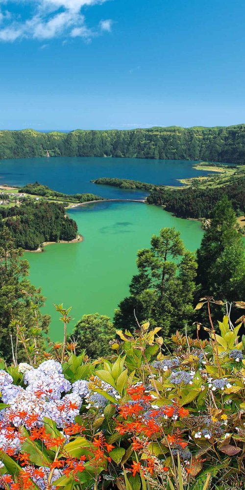 Scenic stop on São Miguel road trip